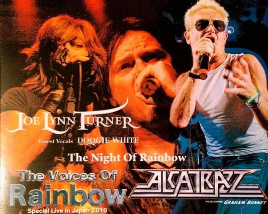 JOE LYNN TURNER Guest Vocals DOOGIE WHITE / ALCATRAZZ  / The Night Of Rainbow Special Live in Japan (4CDR)