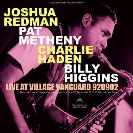 JOSHUA REDMAN QUARTET FEATURING PAT METHENY / LIVE AT VILLAGE VANGUARD 920902 (2CDR)