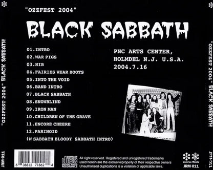 BLACK SABBATH / Ozzfest 2004 (1CDR)