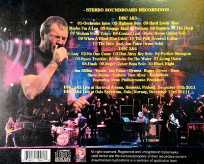 DEEP PURPLE / 2 NORTH EURO NIGHTS STEREO SOUNDBOARD (4CDR)