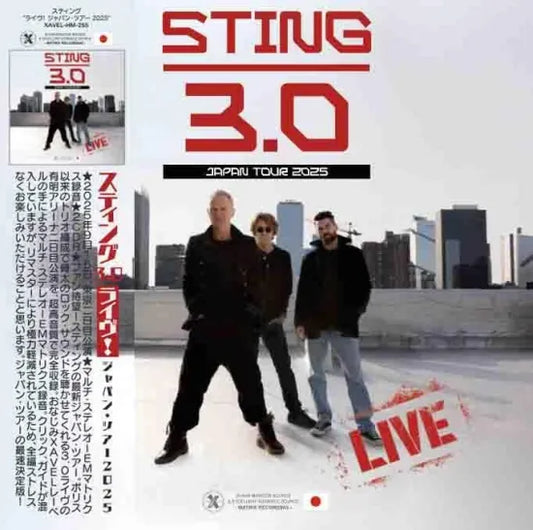 STING / LIVE! TOUR GIAPPONESE 2025 (2CDR+1DVDR)