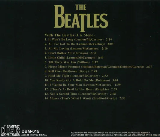 THE BEATLES / WITH THE BEATLES [UK Mono Dr Ebbetts DBM-015] (1CD)