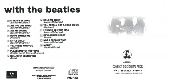 THE BEATLES / WITH THE BEATLES [UK Mono Dr Ebbetts DBM-015] (1CD)