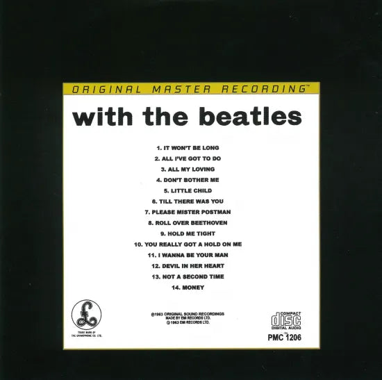THE BEATLES / WITH THE BEATLES [UK Mono Dr Ebbetts DBM-015] (1CD)