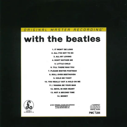 THE BEATLES / WITH THE BEATLES [UK Mono Dr Ebbetts DBM-015] (1CD)