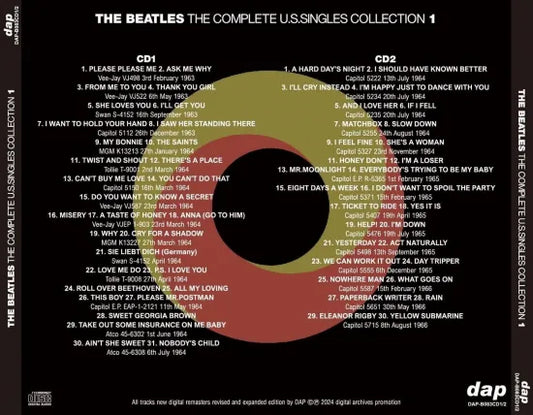 THE BEATLES / THE COMPLETE U.S.SINGLES COLLECTION 1 (2CD)