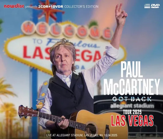 PAUL McCARTNEY / GOT BACK TOUR 2025 ALLEGIANT STADIUM, LAS VEGAS (2CDR+1DVDR)