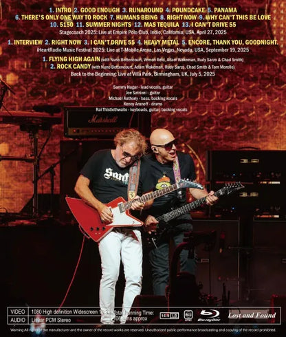SAMMY HAGAR / THE BEST OF ALL FESTIVALS 2025 (1BDR)