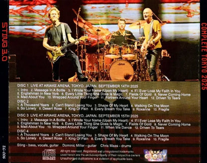 STING / COMPLETE TOKYO 2025 (4CDR)