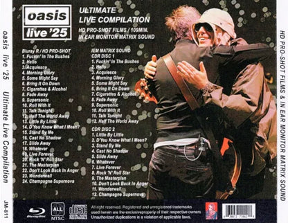 OASIS / LIVE '25 ULTIMATE LIVE COMPILATION Blu-ray 1BDR (PRO-SHOT / 109MIN.) + 2CDR (IEM MATRIX SOUND)