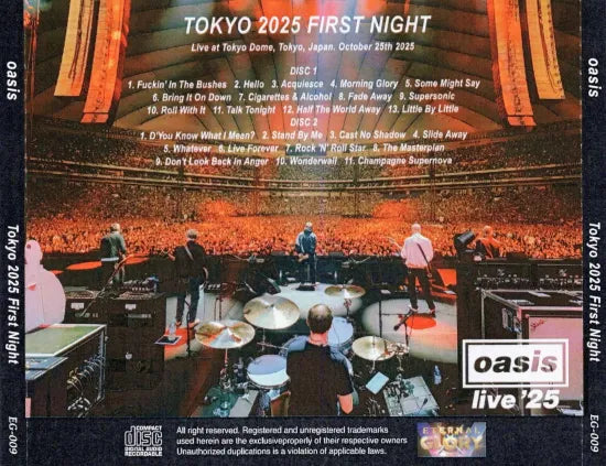 OASIS / TOKYO 2025 FIRST NIGHT (2CDR)