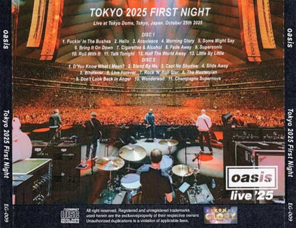 OASIS / TOKYO 2025 FIRST NIGHT (2CDR)