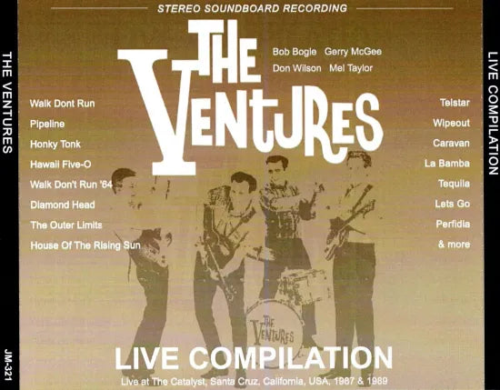 THE VENTURES / LIVE COMPILATION STEREO SOUNDBOARD (6CDR)