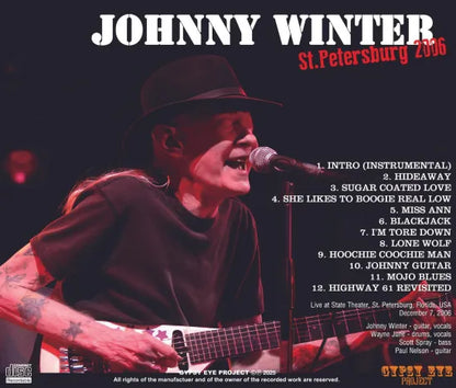 JOHNNY WINTER / ST. PETERSBURG 2006 (1CDR)