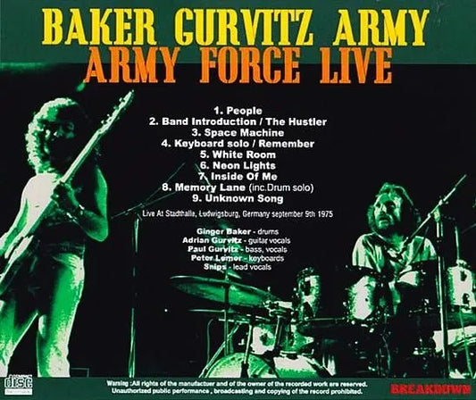 BAKER GURVITZ ARMY / ARMY FORCE LIVE (1CDR)