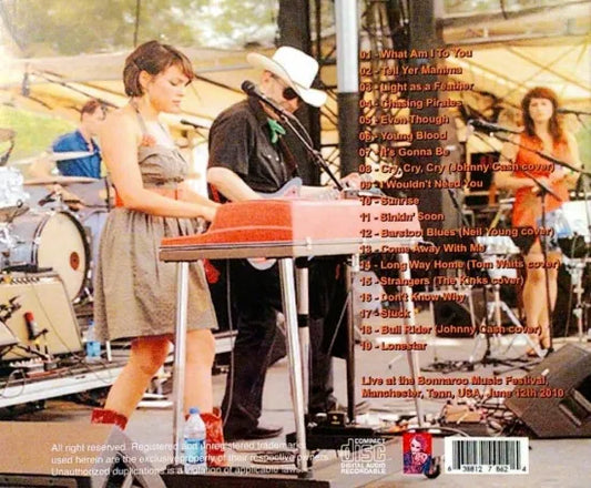 Norah Jones / Bonnaroo Music Festival 2010 SOUNDBOARD (1CDR)