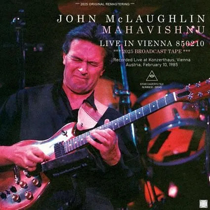 JOHN McLAUGHLIN MAHAVISHNU / LIVE IN VIENNA 850210 2025 BROADCAST TAPE (1CDR)