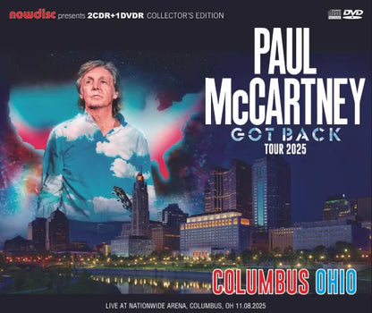 PAUL McCARTNEY / GOT BACK TOUR 2025 NATIONWIDE ARENA, COLUMBUS, OHIO (2CDR+1DVDR)