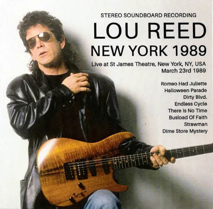 LOU REED / NEW YORK 1989 STEREO SOUNDBOARD (2CDR)