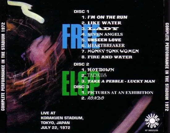 FREE & EMERSON, LAKE, & PALMER / COMPLETE PERFORMANCE IN STADIUM 1972 (2CD)