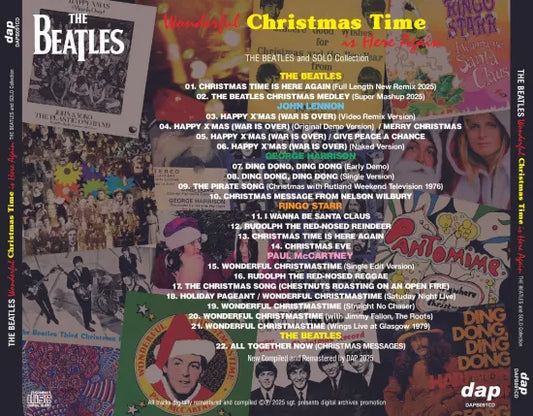 THE BEATLES / Wonderful CHRISTMAS TIME Is Here Again THE BEATLES and SOLO Collection 2025 (1CD)
