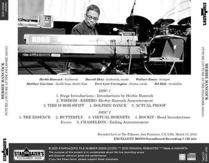 HERBIE HANCOCK / FUTURE 2 FUTURE AT THE FILLMORE 020313 (2CDR)