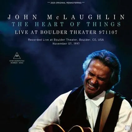 JOHN McLAUGHLIN & THE HEART OF THINGS / LIVE AT BOULDER THEATER 971107 (2CDR)
