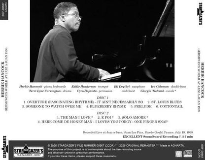 HERBIE HANCOCK / GERSHWIN'S WORLD AT JAZZ A JUAN 1999 (2CDR)