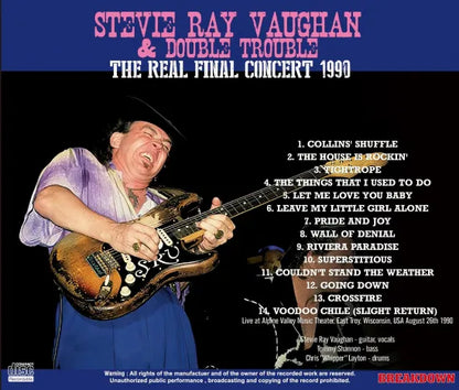 STEVIE RAY VAUGHAN & DOUBLE TROUBLE / THE REAL FINAL CONCERT 1990 (1CDR)