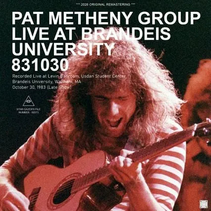 PAT METHENY GROUP / LIVE AT BRANDEIS UNIVERSITY 831030 (2CDR)