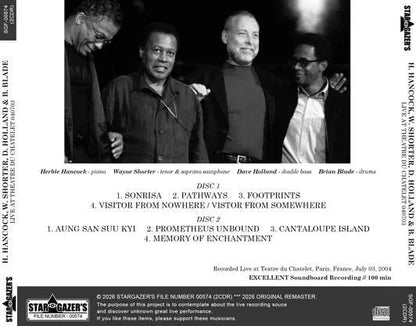 H. HANCOCK, W. SHORTER, D. HOLLAND & B. BLADE / LIVE AT THEATRE DU CHATELET 040703 (2CDR)