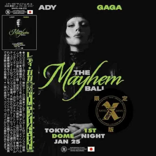 LADY GAGA / THE MAYHEM BALL 2026 TOKYO DOME 1ST NIGHT Limited Set (2CDR+1DVDR)
