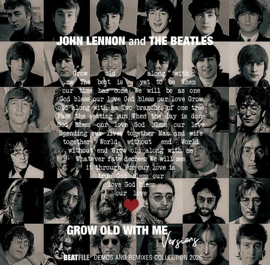 JOHN LENNON and THE BEATLES / GROW OLD WITH ME Versions (1CDR)