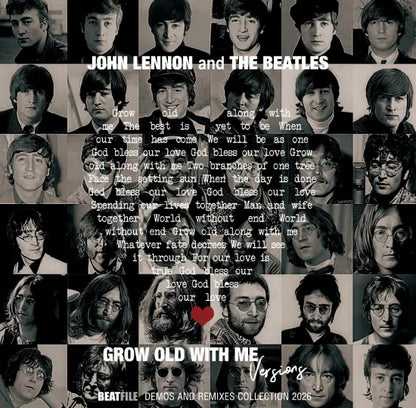 JOHN LENNON and THE BEATLES / GROW OLD WITH ME Versions (1CDR)