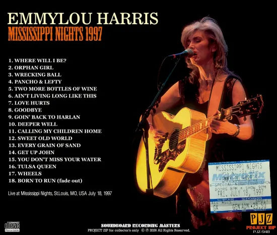 EMMYLOU HARRIS / MISSISSIPPI NIGHTS 1997 (1CDR)