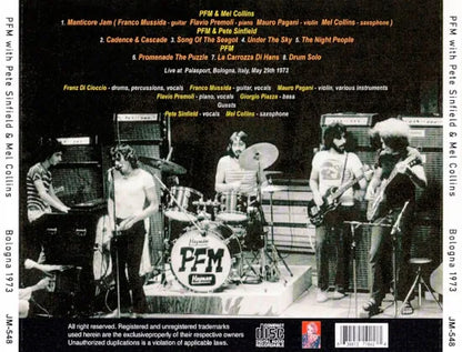 PFM with Pete Sinfield & Mel Collins / Bologna 1973 (1CDR)