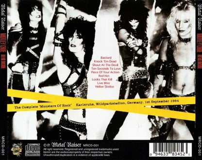 MOTLEY CRUE / Devil Inside (1CDR)