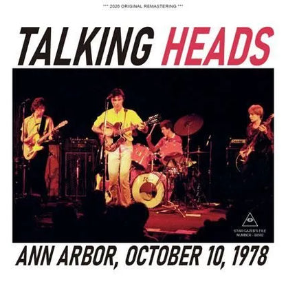 TALKING HEADS / ANN ARBOR, OCTOBER 10, 1978 SOUNDBOARD (1CDR)