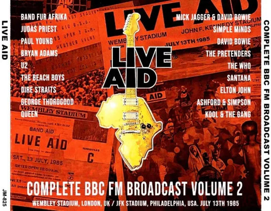 V.A. / LIVE AID COMPLETE BBC FM BROADCAST VOLUME 2 STEREO SOUNDBOARD (5CDR)