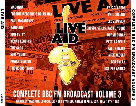 V.A. / LIVE AID COMPLETE BBC FM BROADCAST VOLUME 3 STEREO SOUNDBOARD (5CDR)