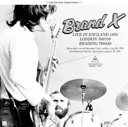 BRAND X / LIVE IN ENGLAND 1976 LONDON 760730 AND READING 760829 (2CDR)
