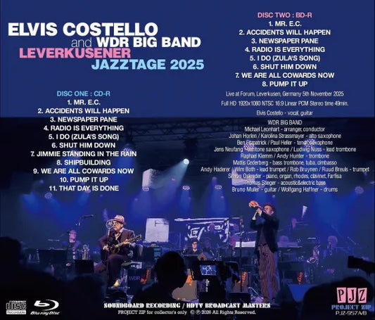 ELVIS COSTELLO and WDR BIG BAND  / LEVERKUSENER JAZZTAGE 2025 (1CDR+1BDR)