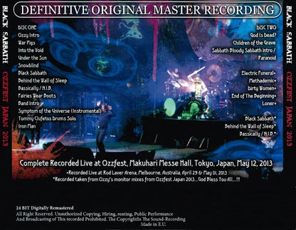 BLACK SABBATH / OZZFEST JAPAN 2013 (2CDR)