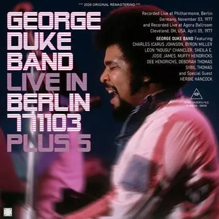 GEORGE DUKE BAND / LIVE IN BERLIN 771103 PLUS 5 (2CDR)