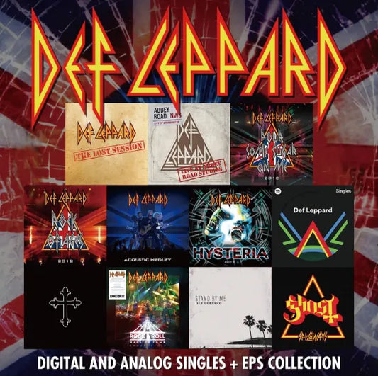 DEF LEPPARD / DIGITAL AND ANALOG SINGLES + EPS COLLECTION (2CDR)