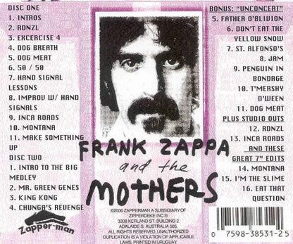 Frank Zappa / The Most Outrageous Bunch ,Texas '73 (2CD)