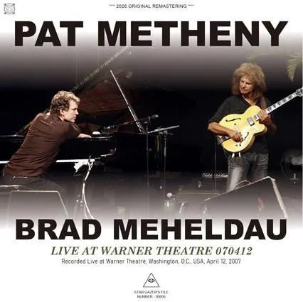 PAT METHENY & BRAD MEHELDAU QUARTET / LIVE AT WARNER THEATRE 070412 (2CDR)
