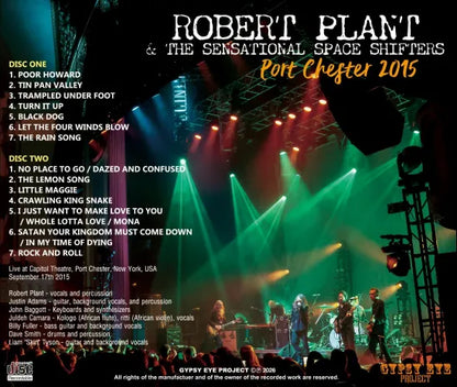 ROBERT PLANT & THE SENSATIONAL SPACE SHIFTERS / PORT CHESTER 2015 STEREO SOUNDBOARD (2CDR)