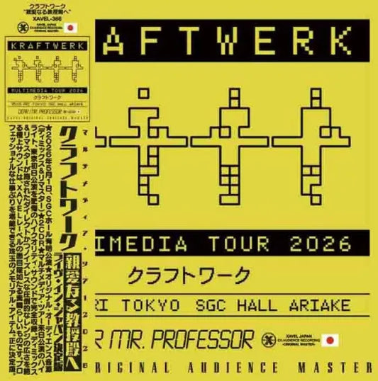 KRAFTWERK / Dear Mr. Professor Live in Japan 2026 Definitive Edition (2CDR with 1DVDR)