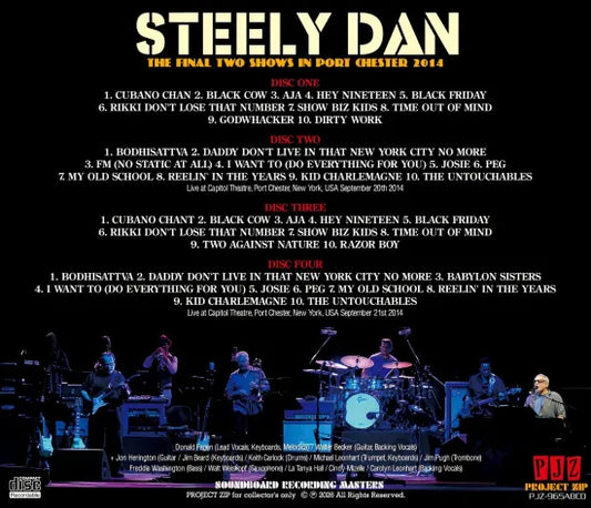 STEELY DAN / THE FINAL TWO SHOWS IN PORT CHESTER 2014 SOUNDBOARD (4CDR)